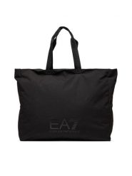 EA7 Emporio Armani Torebka 7X000114 AF13820 UC001 Czarny. Czarne shopper bag EA7 Emporio Armani, z materiału, bez dodatków. Za 459.99 zł.