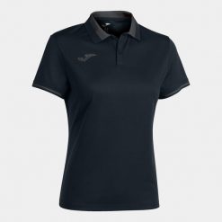 Koszulka polo tenisowa damska Joma Championship VI. Brązowe bluzki damskie Joma, l, bez wzorów, bez kołnierzyka, bez ramiączek. W wyprzedaży za 76.00 zł.