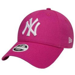 Damska czapka z daszkiem New Era MLB New York Yankees. Czerwone czapki z daszkiem damskie New Era, bez wzorów, z bawełny. Za 109.99 zł.