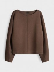 OPUS Bluza w kolorze brązowym rozmiar: 40. Brązowe bluzy damskie Opus, bez wzorów, bez kaptura. Za 169.95 zł.