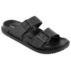 Sandały damskie Holster Soleseeker. Czarne sandały damskie HOLSTER, bez wzorów, z materiału, bez obcasa, bez zapięcia. Za 315.50 zł.