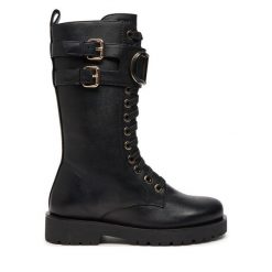 Trapery TWINSET. Czarne trapery damskie Twinset, bez zapięcia. Za 1,389.00 zł.