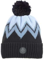 Peak Mountain Czapka "Mission" w kolorze błękitno-czarnym rozmiar: onesize. Czarne czapki damskie Peak Mountain, bez wzorów, ze splotem. Za 60.99 zł.