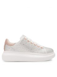 Nine West Sneakersy NURIYA NW-23-001 Biały. Białe obuwie sportowe damskie Nine West, z materiału, bez zapięcia. Za 209.99 zł.