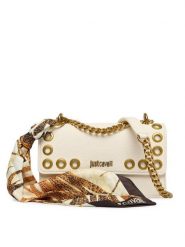 Just Cavalli Torebka 80RA4BF4 ZSB81 Écru. Torebki klasyczne damskie Just Cavalli, ze skóry, bez dodatków. Za 759.99 zł.