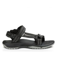 Teva Sandały trekkingowe "Terra Fi Lite" w kolorze czarnym rozmiar: 38. Czarne sandały damskie Teva, bez wzorów, z otwartym noskiem, bez obcasa, na płaskiej podeszwie, bez zapięcia. Za 290.45 zł.