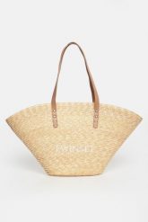 Torebka pleciony słomiany kosz TWINSET U&B. Torebki klasyczne damskie Twinset U&B, bez dodatków. Za 599.00 zł.