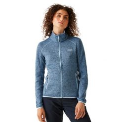Bluza Polarowa Damska Melanżowy Pełen Suwak Newhill. Białe bluzy damskie Regatta, na zimę, m, bez wzorów, z dzianiny, bez kaptura. Za 65.99 zł.