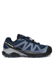 Salomon Trekkingi Examotion Gtx W L49137100 Granatowy. Niebieskie obuwie trekkingowe damskie Salomon, z materiału, bez zapięcia. Za 639.99 zł.