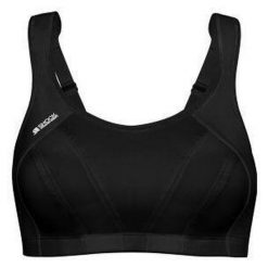 Biustonosz treningowy Shock Absorber Active Multi. Czarne biustonosze sportowe damskie Shock Absorber, bez wzorów. Za 169.99 zł.