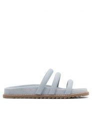 Jenny Fairy Klapki HALY KL-KH9305-2 Błękitny. Niebieskie klapki damskie Jenny Fairy, bez wzorów, z materiału, bez obcasa, bez zapięcia. Za 119.99 zł.