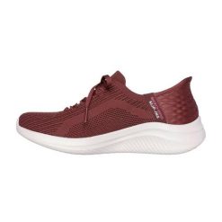 Buty damskie SKECHERS Ultra Flex 3.0 Brilliant Path. Brązowe obuwie sportowe damskie Skechers, z materiału, bez zapięcia, do biegania. Za 349.99 zł.
