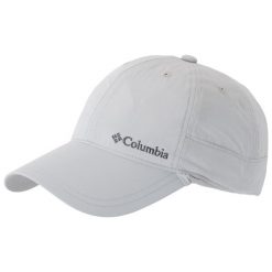 Czapka z daszkiem dla dorosłych Schooner Bank II Cap. Szare czapki z daszkiem damskie Columbia, bez wzorów, z nylonu. Za 99.99 zł.