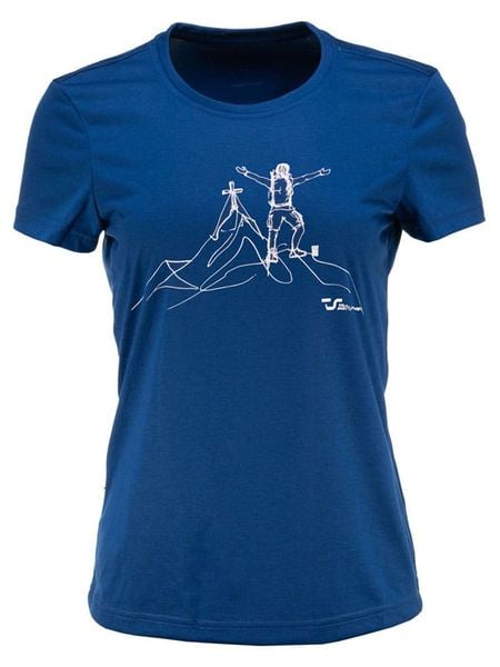 Traunstein Sport Koszulka funkcyjna w kolorze niebieskim rozmiar: 42. Niebieskie koszulki damskie Traunstein Sport, bez wzorów, z materiału, bez kołnierzyka, bez ramiączek. Za 52.79 zł.