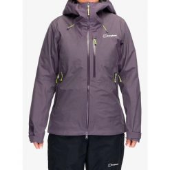 Kurtka GORE TEX damska Berghaus Ridge-Seeker GTX Jacket. Fioletowe kurtki damskie Berghaus, bez wzorów, z gore-texu, bez kaptura. Za 1,494.89 zł.