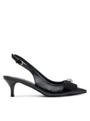 Furla Sandały Sfera Slingback YJ05SFE BX3616 O6000 Czarny. Czarne sandały damskie Furla, bez wzorów, ze skóry, bez obcasa, na szpilce, bez zapięcia. Za 909.99 zł.