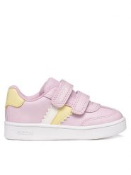 Geox Sneakersy B Eclyper Girl B665MA 000BC CE82M Różowy jasny. Czerwone buty sportowe dziewczęce Geox, ze skóry, bez zapięcia. Za 179.99 zł.