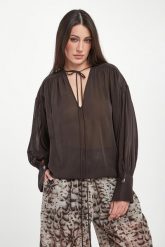 Bluzka damska szyfonowa Asola PINKO. Bluzki damskie Pinko, l, bez wzorów, z szyfonu, bez kołnierzyka, bez ramiączek. Za 1,289.00 zł.