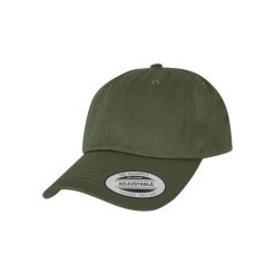Czapka bejsbolówka Flexfit Low Profile Cotton. Zielone czapki z daszkiem damskie FLEXFIT, bez wzorów, z bawełny. Za 68.15 zł.