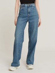 G-Star Dżinsy "Deck 2.0" - Loose fit - w kolorze niebieskim rozmiar: W31/L34. Niebieskie jeansy damskie G-Star, z podwyższonym stanem. Za 222.41 zł.