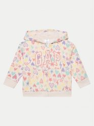 Gap Bluza 480423-10 Różowy Regular Fit. Czerwone bluzy dziewczęce GAP, bez wzorów, z bawełny, bez ramiączek, bez kaptura. Za 99.99 zł.