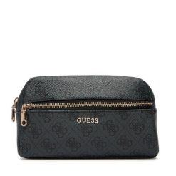 Kosmetyczka Guess. Czarne kosmetyczki damskie Guess, z aplikacjami. Za 269.99 zł.