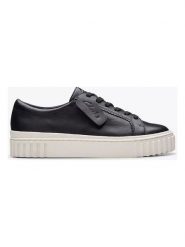 Clarks Skórzane sneakersy "Mayhill Walk" w kolorze czarnym rozmiar: 41. Czarne obuwie sportowe damskie Clarks, bez zapięcia. Za 307.46 zł.