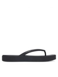 Crocs Japonki Miami Square Flatform Flip 214161 Czarny. Czarne klapki damskie Crocs, bez wzorów, z tworzywa sztucznego, bez obcasa, bez zapięcia. Za 179.99 zł.