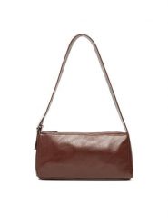 JENNY Torebka C-JNY-M-012-08 Brązowy. Brązowe torebki klasyczne damskie Jenny, z materiału, bez dodatków. Za 119.99 zł.