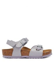 Birkenstock Sandały Rio 1032787 Fioletowy jasny. Fioletowe sandały dziewczęce Birkenstock, z syntetyku, bez obcasa, bez zapięcia. Za 228.99 zł.