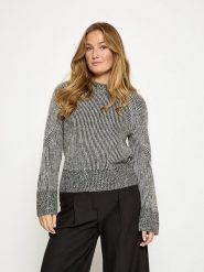 Peppercorn Sweter "Jeanette" w kolorze czarno-białym rozmiar: XXL. Białe swetry klasyczne damskie Peppercorn, xxl, bez kołnierzyka. Za 190.45 zł.