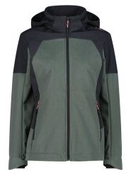 Cmp Kurtka softshellowa w kolorze zielono-czarnym rozmiar: 44. Czarne kurtki sportowe damskie CMP, m, bez wzorów, z tkaniny, bez kaptura. Za 188.40 zł.