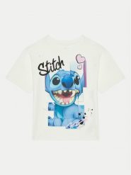 NAME IT T-Shirt 13238482 Écru Regular Fit. Koszulki i t-shirty dziewczęce Name it, bez wzorów, z bawełny, bez kołnierzyka, bez ramiączek. Za 49.99 zł.