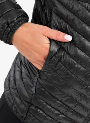 Kurtka ocieplana damska Haglofs L.I.M Mimic Hood. Szare kurtki damskie Haglöfs, l, bez wzorów, z materiału, bez kaptura. Za 837.65 zł.