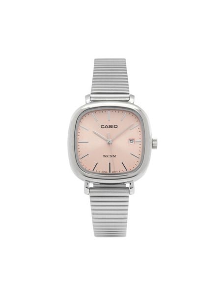 Casio Zegarek LTP-B166D-4AVEF Srebrny. Szare, analogowe zegarki damskie Casio, srebrne. Za 379.99 zł.