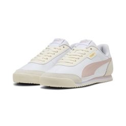 Sneakersy unisex PUMA Turino II OG PUMA White Mauve Mist Frosted Ivory Pink. Białe obuwie sportowe casual damskie Puma, bez zapięcia. Za 269.00 zł.