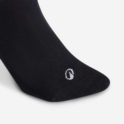Second Life - Skarpety sportowe do tenisa niskie Artengo... - Stan Doskonały. Czarne skarpetki damskie ARTENGO, bez wzorów, z bawełny. Za 16.99 zł.