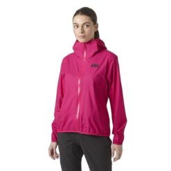 Damska kurtka wodoodporna Helly Hansen Verglas 2.5 L. Czerwone kurtki damskie Helly Hansen, l, bez wzorów, z materiału. Za 957.50 zł.