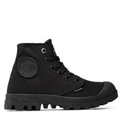 Trapery Palladium. Czarne trapery damskie Palladium, bez zapięcia. Za 239.99 zł.