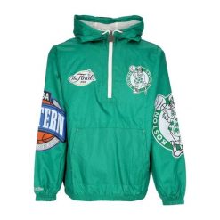Kurtka wodoodporna Boston Celtics Team OG 2.0. Zielone kurtki damskie Mitchell & Ness, l, z aplikacjami, z materiału, bez kaptura. Za 575.55 zł.