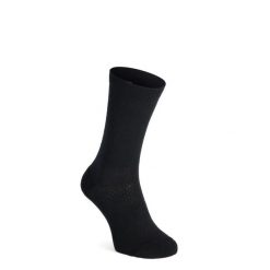 Skarpety rowerowe Mons Royale Atlas Crew Sock. Czarne skarpetki damskie Mons Royale, bez wzorów. Za 90.99 zł.