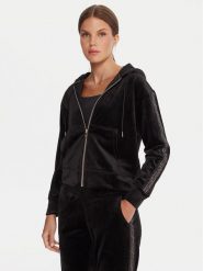 DKNY Sport Bluza DP5J9639 Czarny Regular Fit. Czarne bluzy damskie DKNY Sport, s, bez wzorów, z syntetyku, bez kaptura. Za 399.99 zł.