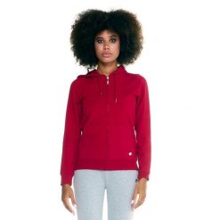 Damska bluza Leone z kapturem Basic zapinanym na zamek na całej długości. Brązowe bluzy damskie LEONE 1947 APPAREL, l, bez wzorów, z tkaniny, z kapturem. W wyprzedaży za 167.70 zł.