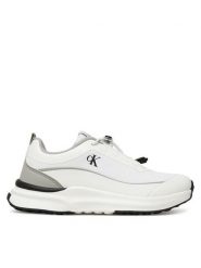 Calvin Klein Sneakersy Low Cut Lace-Up Sneaker V3X9-83171-1844 D Biały. Białe buty sportowe chłopięce Calvin Klein, z materiału, bez zapięcia. Za 309.99 zł.