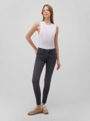 MAVI Dżinsy "Adriana" - Skinny fit - w kolorze antracytowym rozmiar: W32/L30. Czarne jeansy damskie Mavi. Za 119.95 zł.