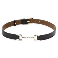 Pasek mały model skórzany Galop Wear. Czarne paski damskie GALOP WEAR, bez wzorów, z nubiku. W wyprzedaży za 236.55 zł.