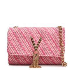 Torebka Valentino. Czerwone torebki wieczorowe damskie Valentino, bez wzorów, bez dodatków. Za 339.99 zł.