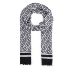 Szal Liu Jo. Czarne szaliki damskie Liu Jo, bez wzorów. Za 169.99 zł.