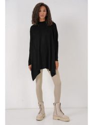 Happiness Istanbul Sweter w kolorze czarnym rozmiar: onesize. Czarne swetry klasyczne damskie Happiness Istanbul, z wiskozy, bez kołnierzyka. Za 73.99 zł.