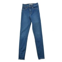 Levi Strauss damskie jeansy Mile High Super Skinny. Niebieskie jeansy damskie Levi's. Za 127.76 zł.